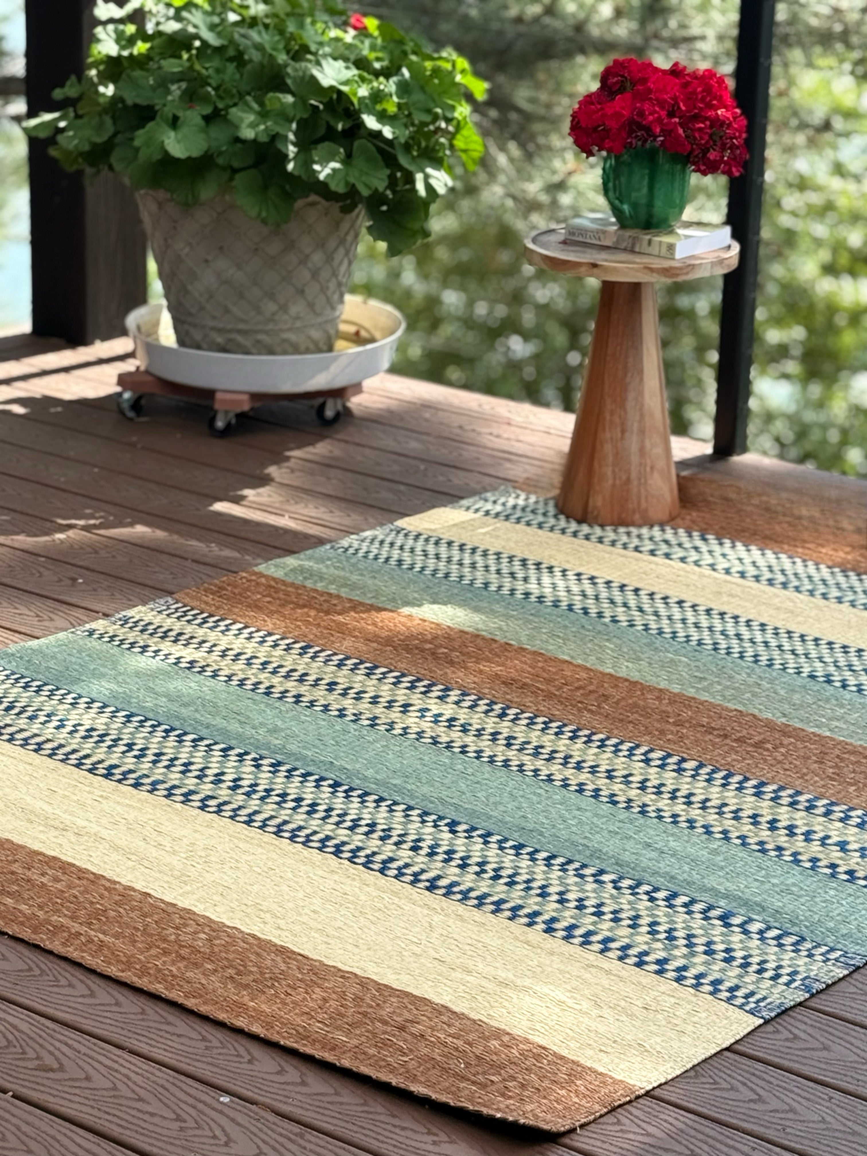 Palm Rug 5X7