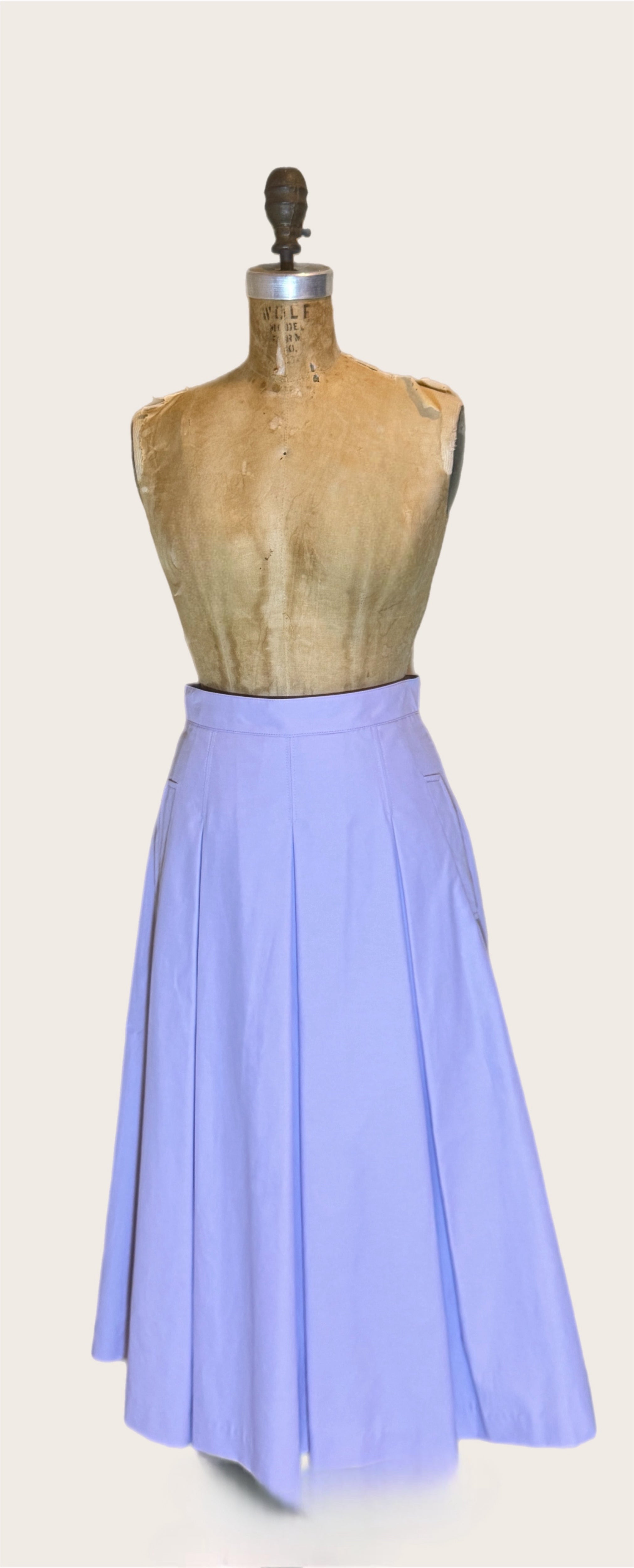 Flare Tuck Skirt