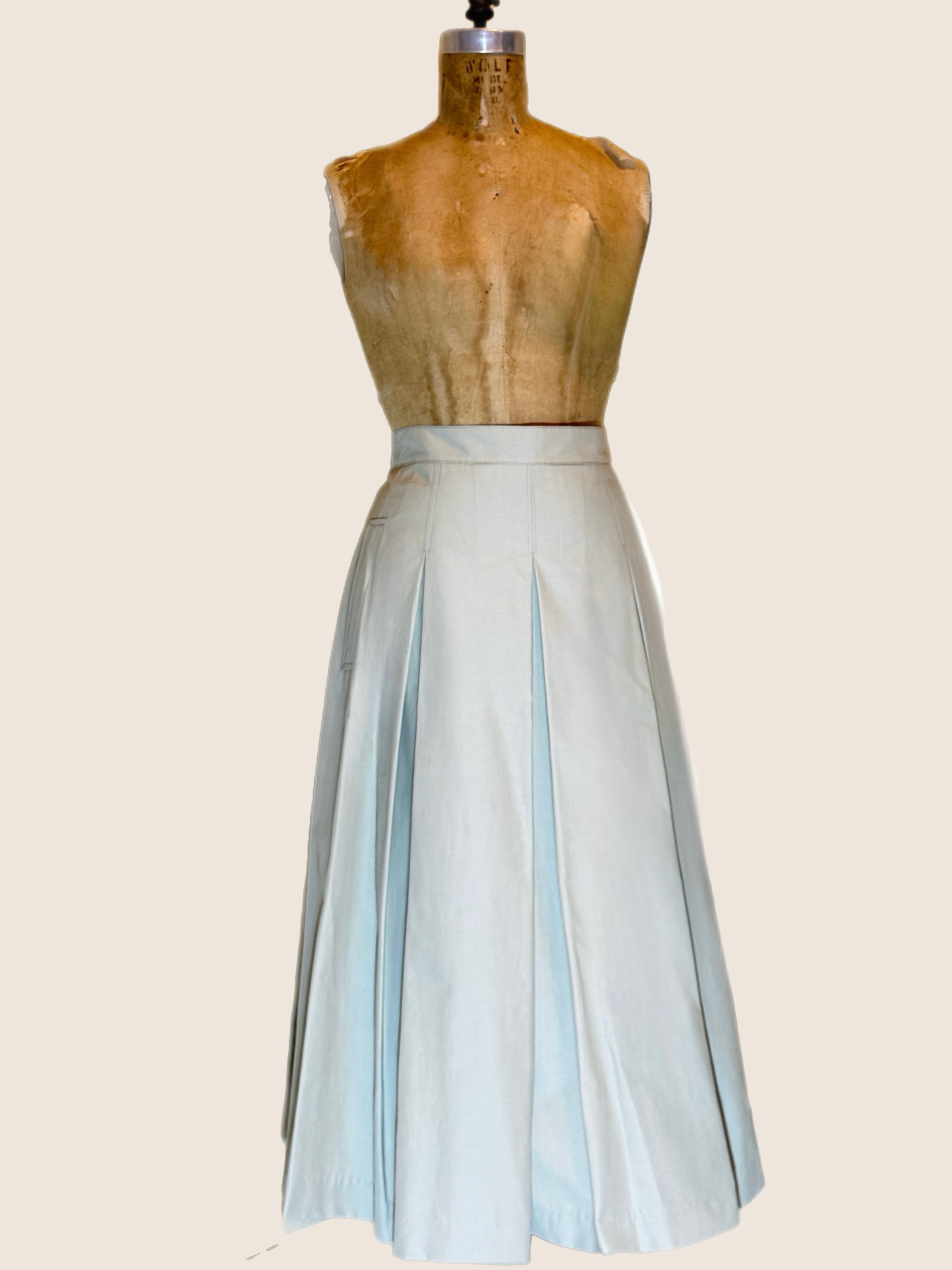 Flare Tuck Skirt