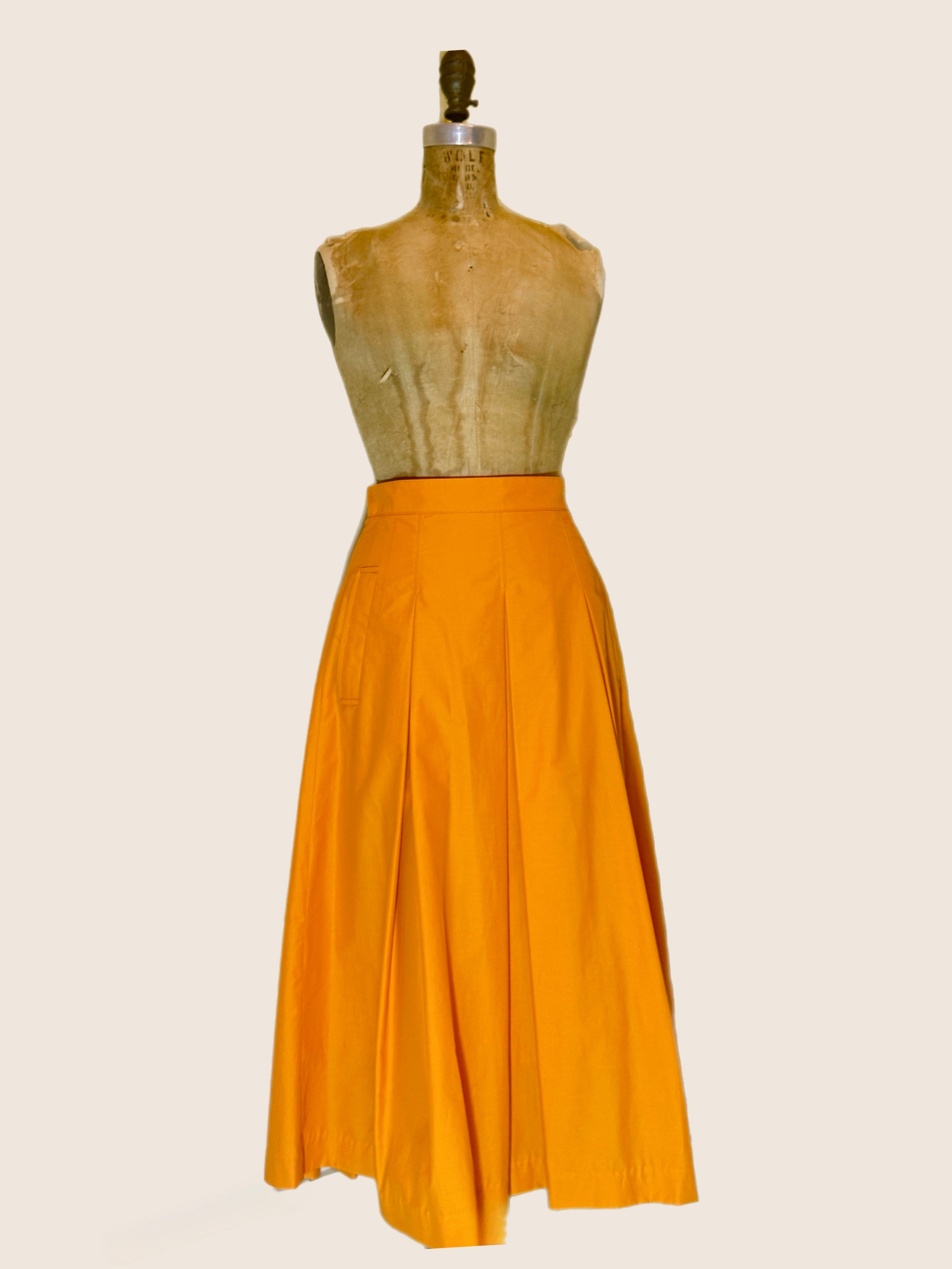 Flare Tuck Skirt