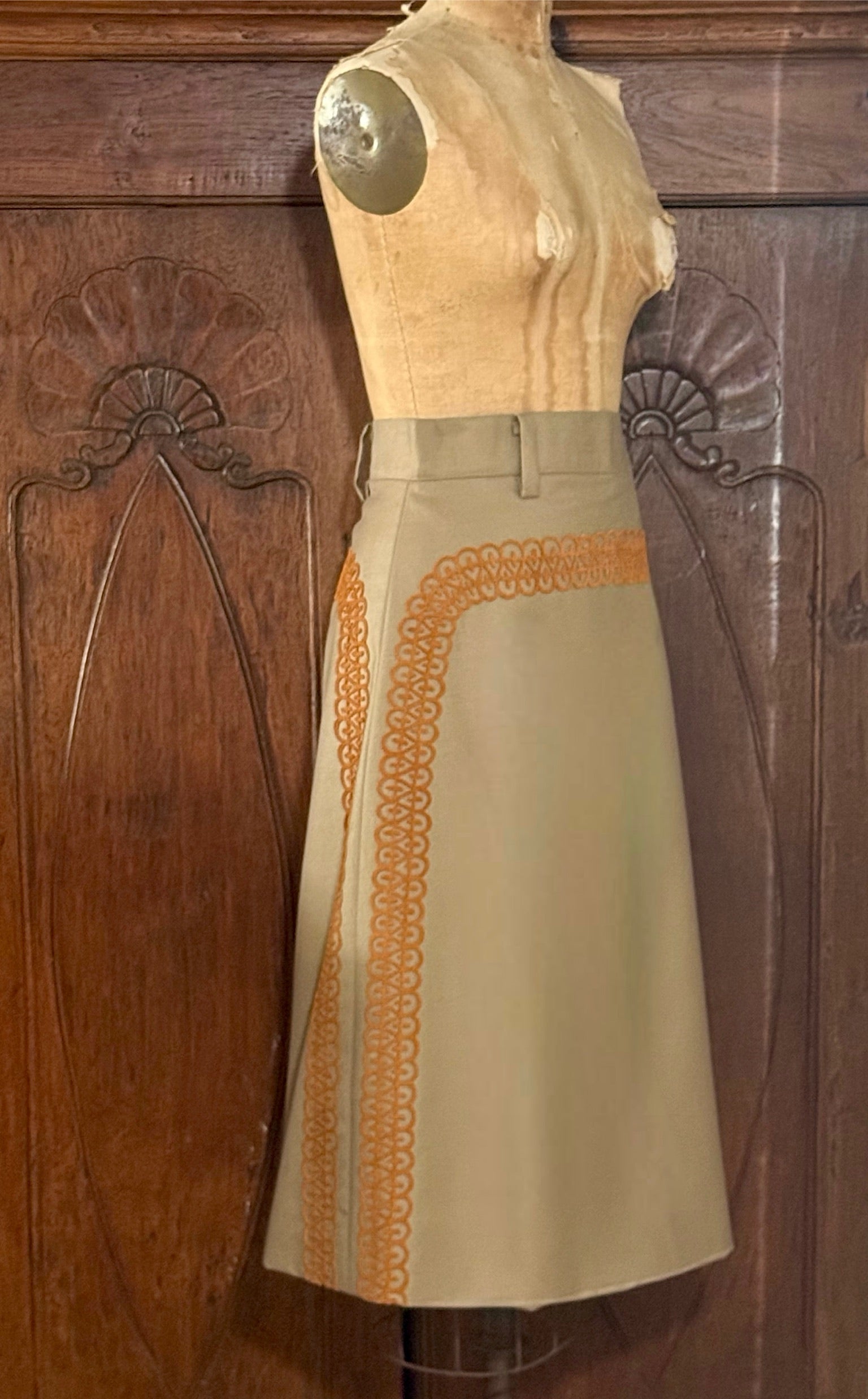 Charra Skirt, Tea length