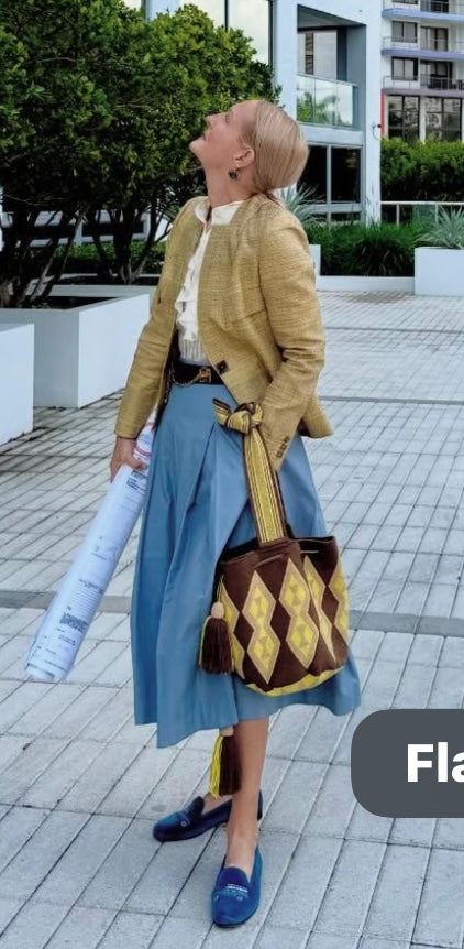 Flare Tuck Skirt