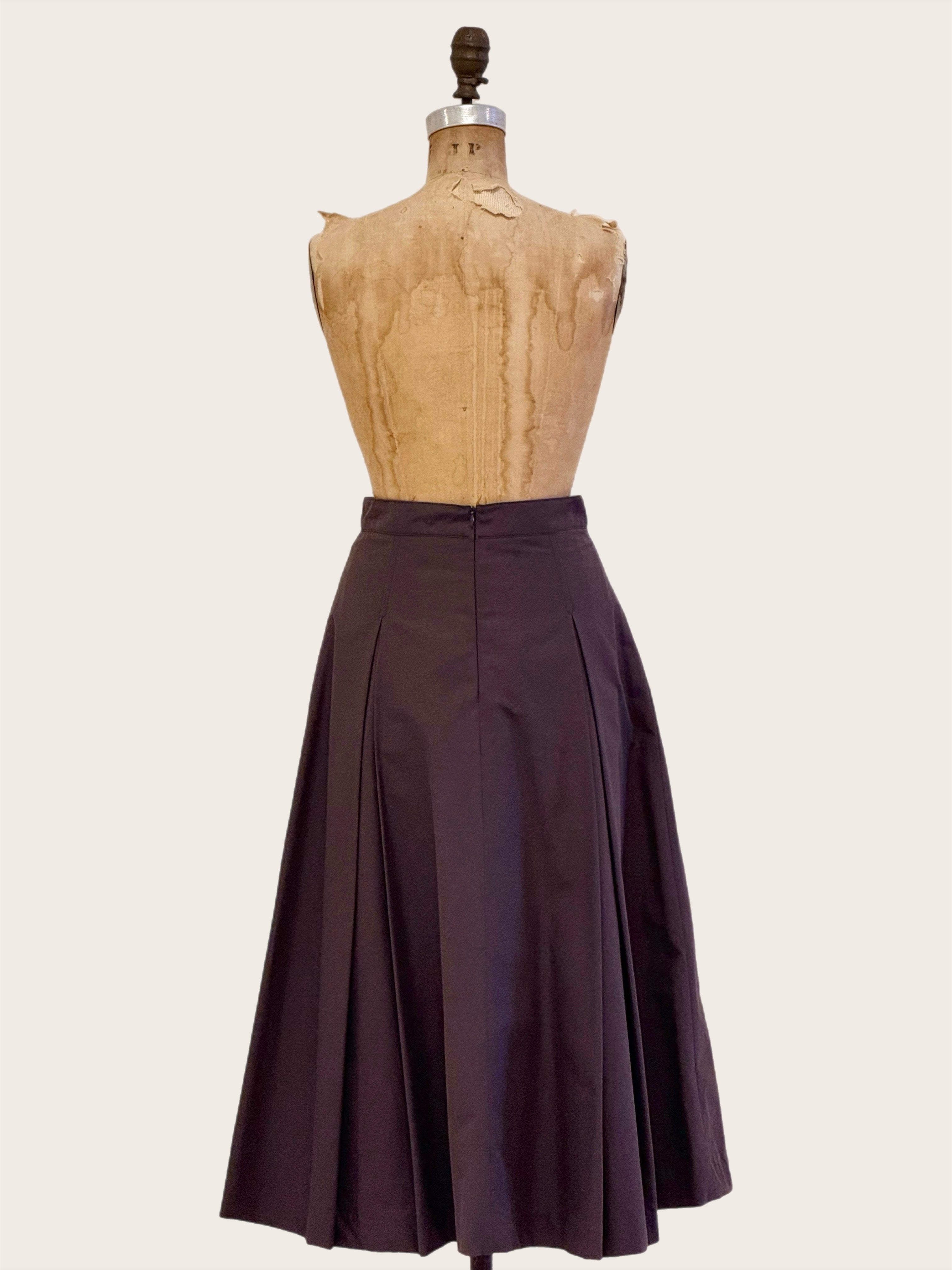 Flare Tuck Skirt