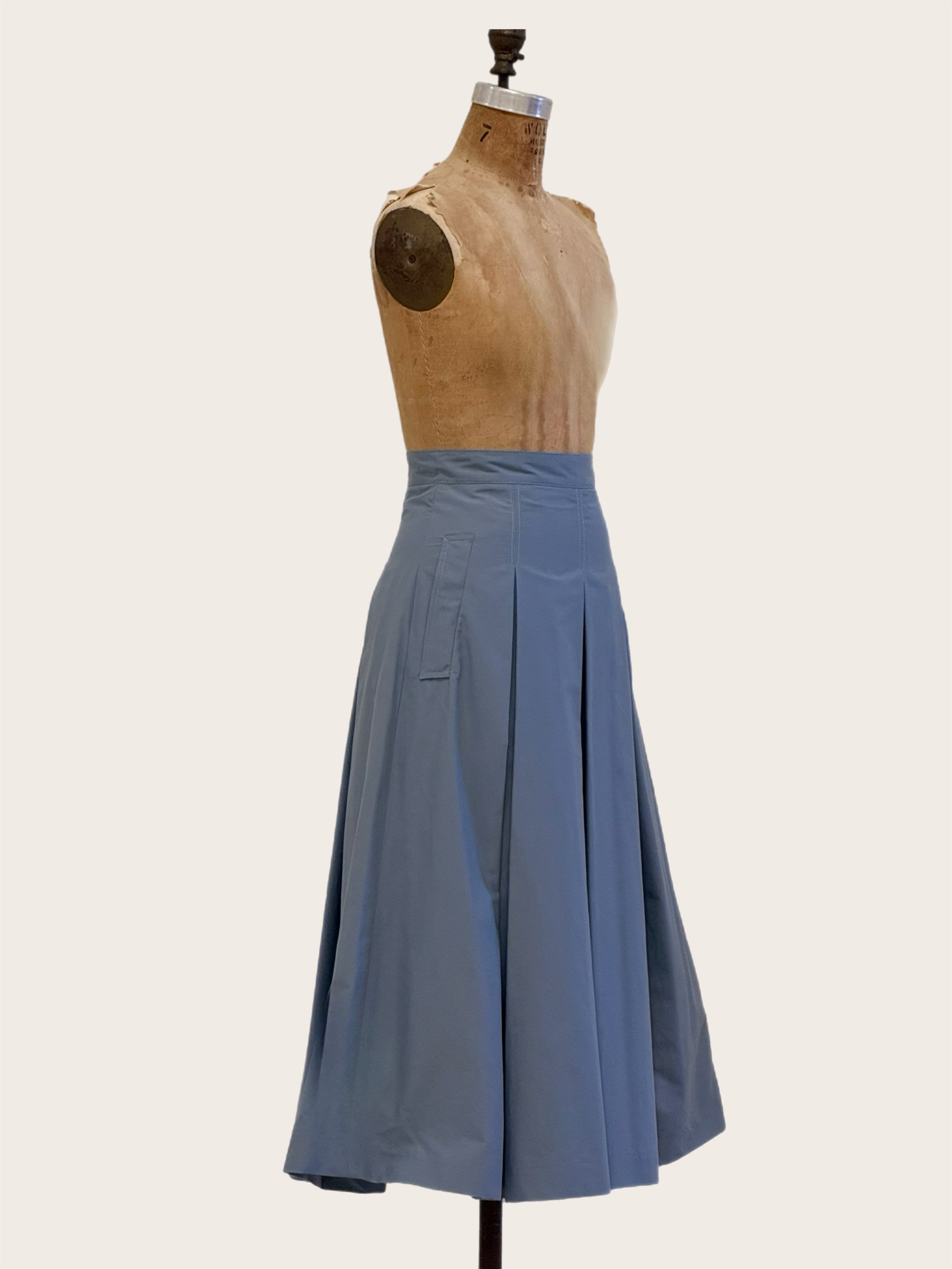 Flare Tuck Skirt