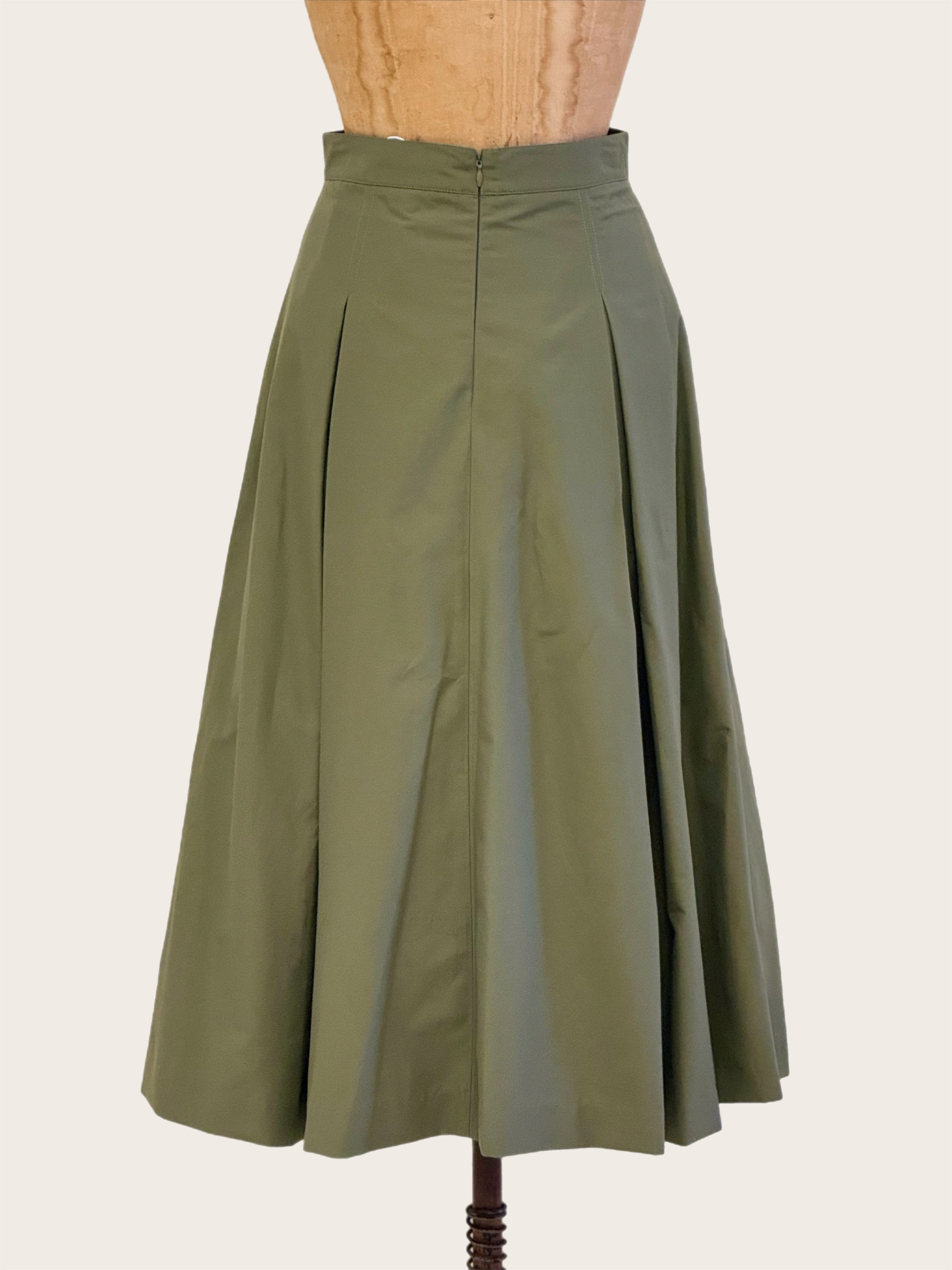 Flare Tuck Skirt