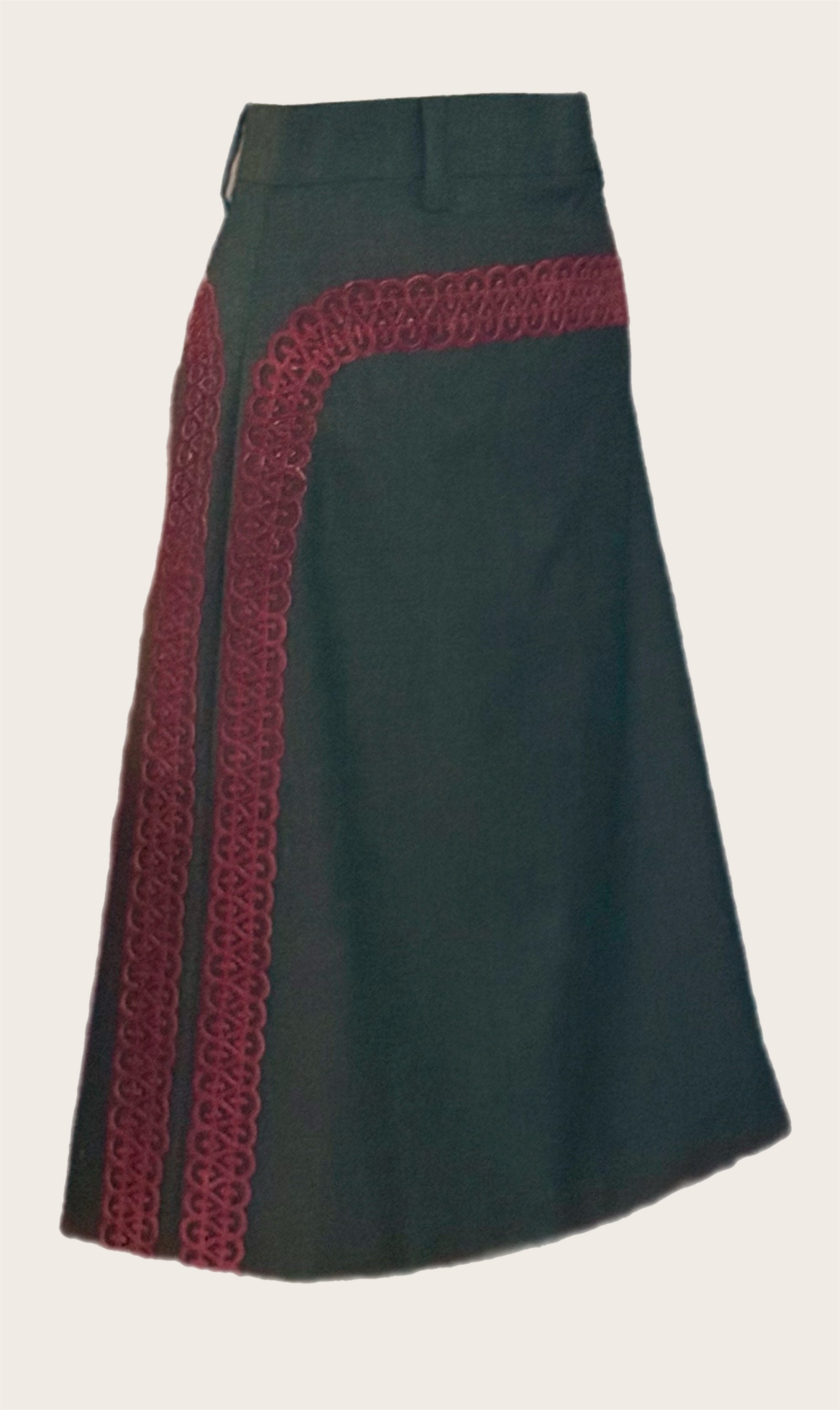 Charra Skirt, Tea length