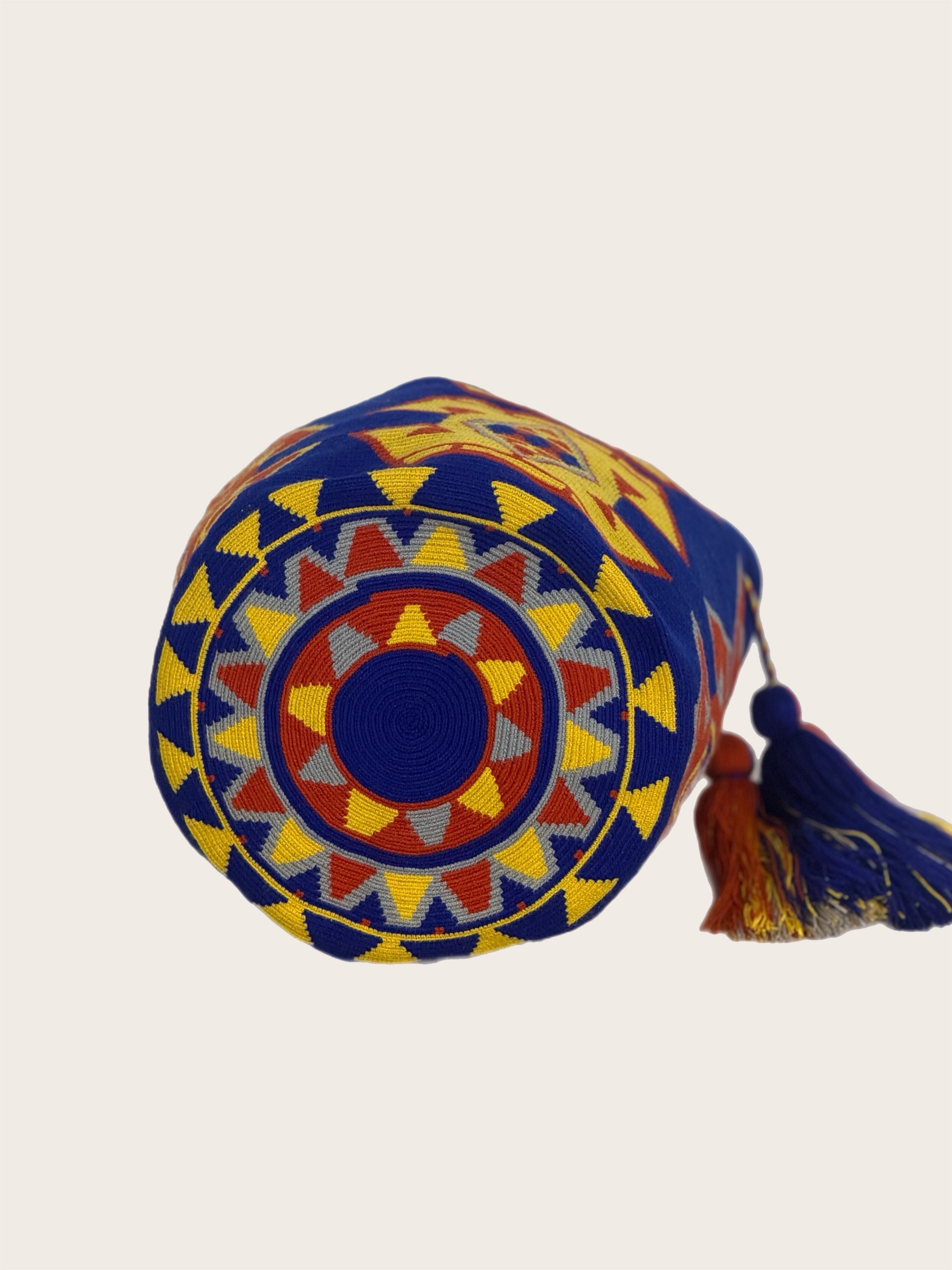 Royal Blue Orange Yellow Tote