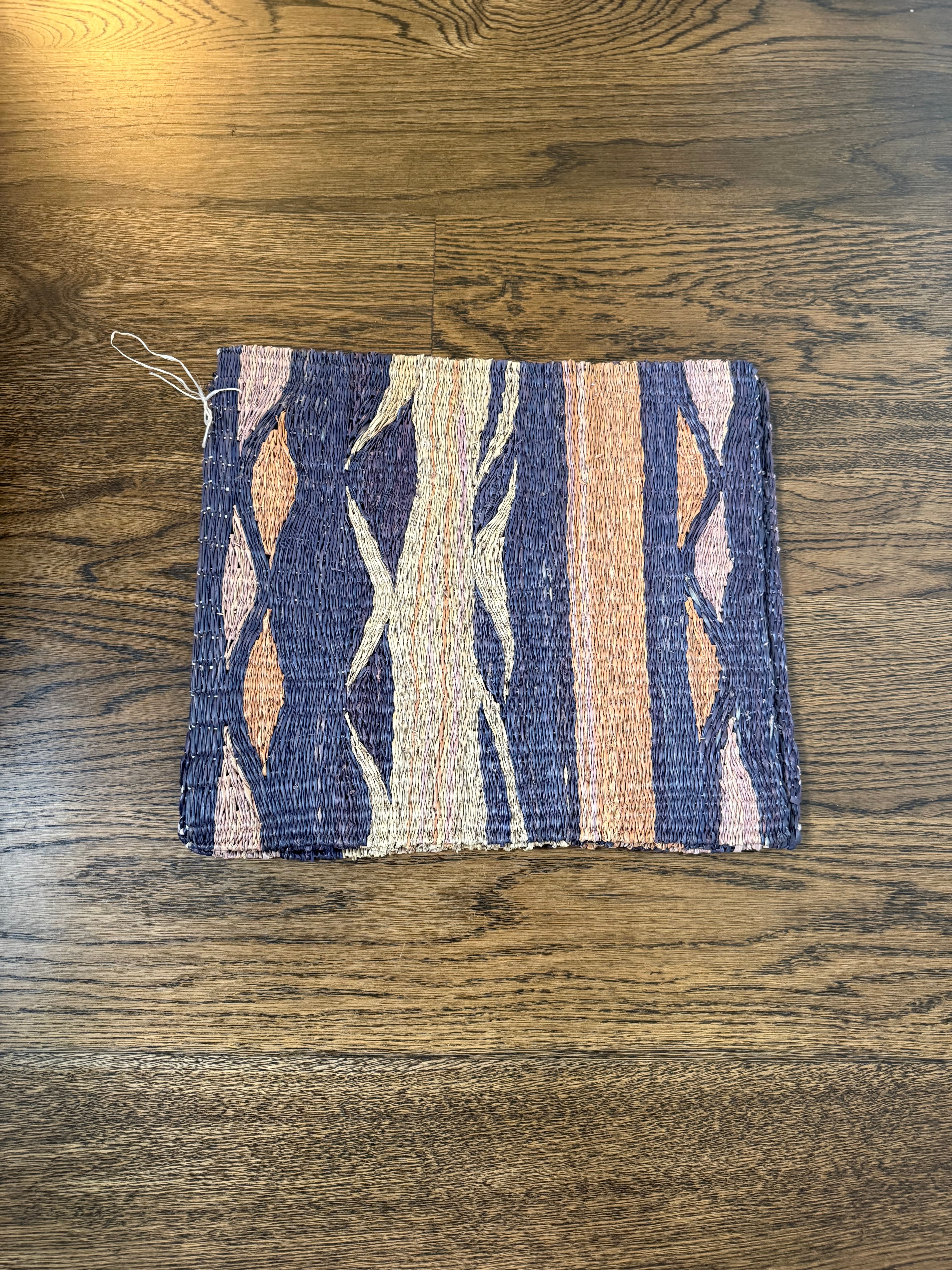 Purple Pink and Straw Placemats