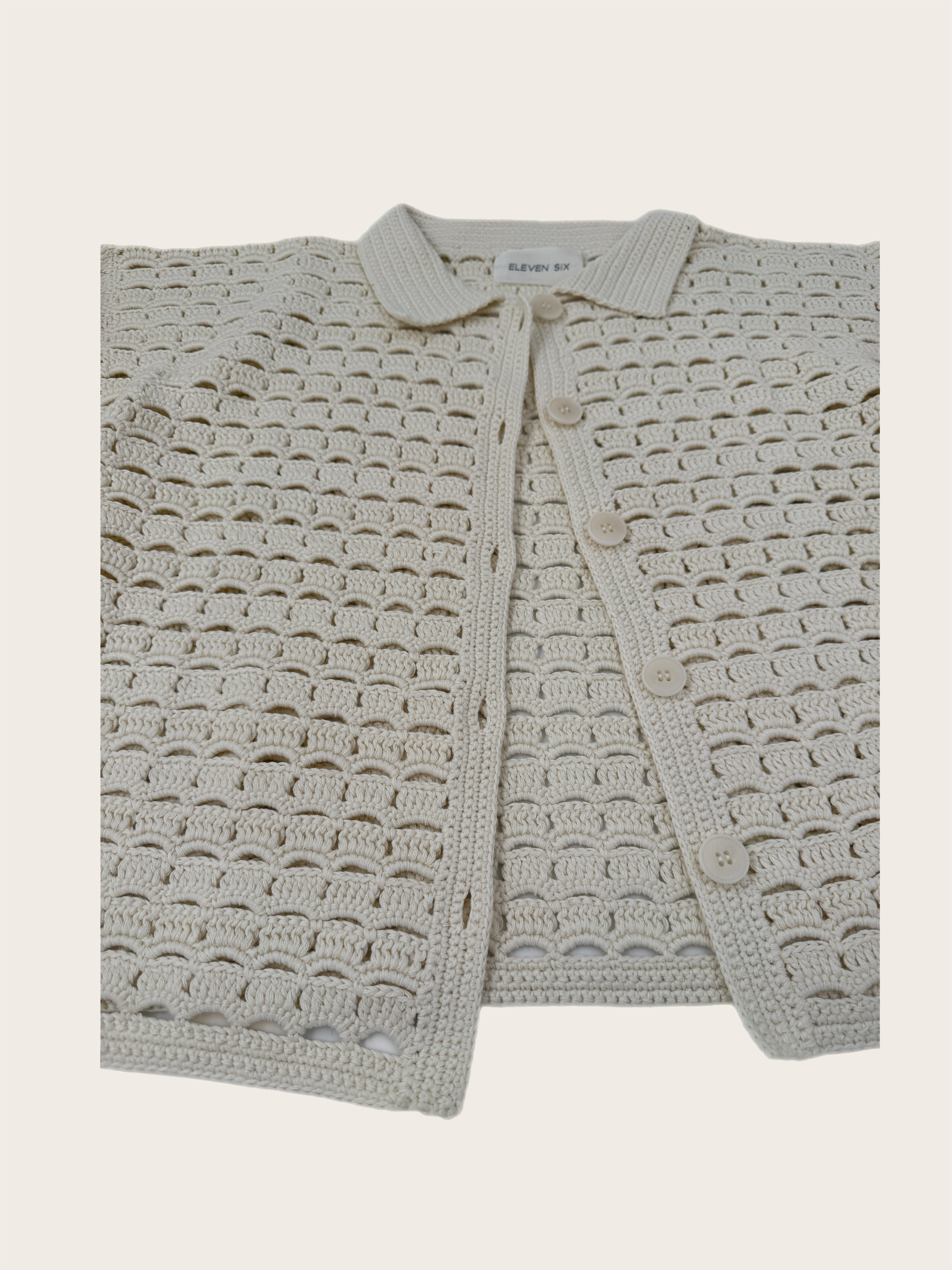 Ivory Crochet Cardi