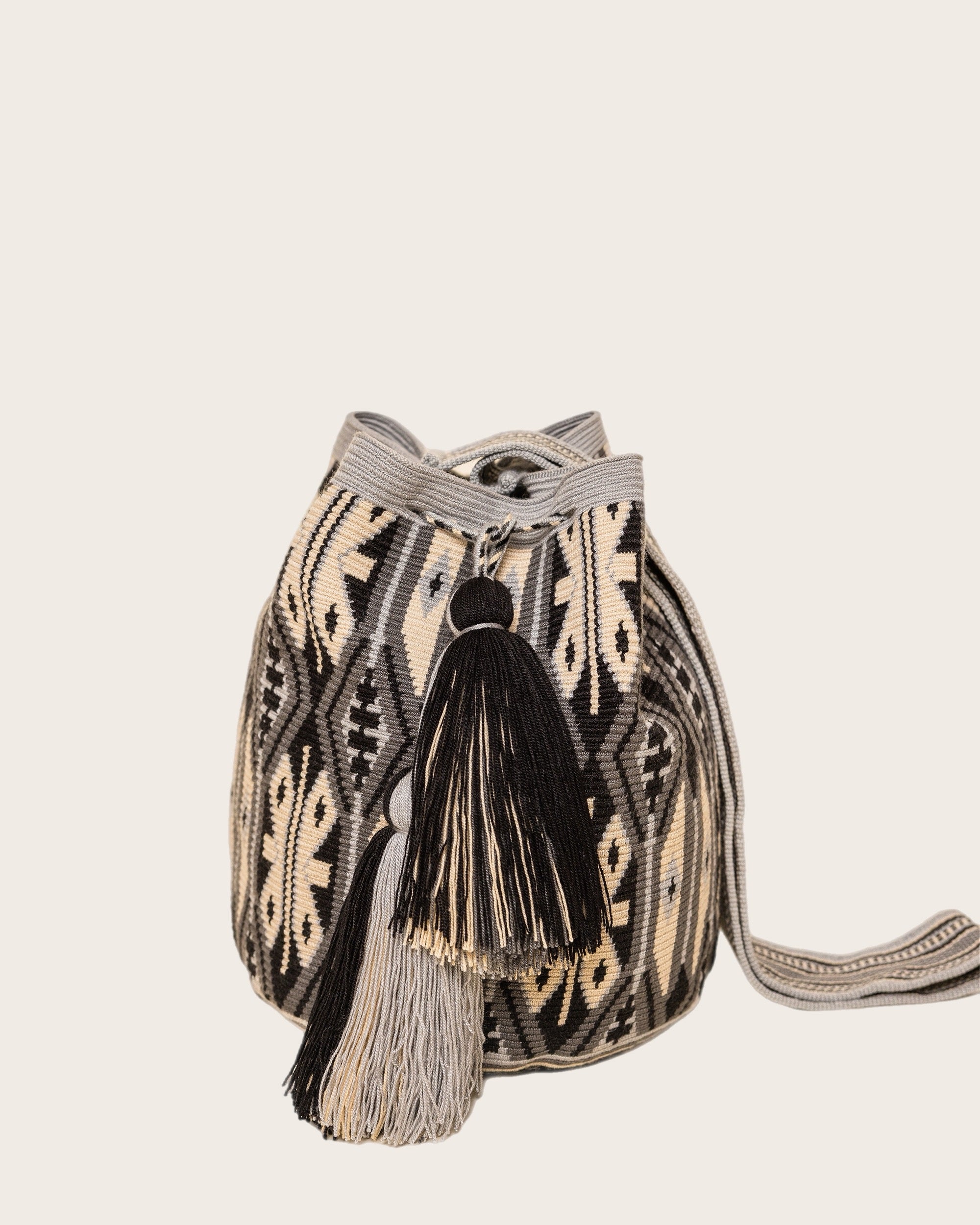 Navy Powder Blue Bone Crossbody