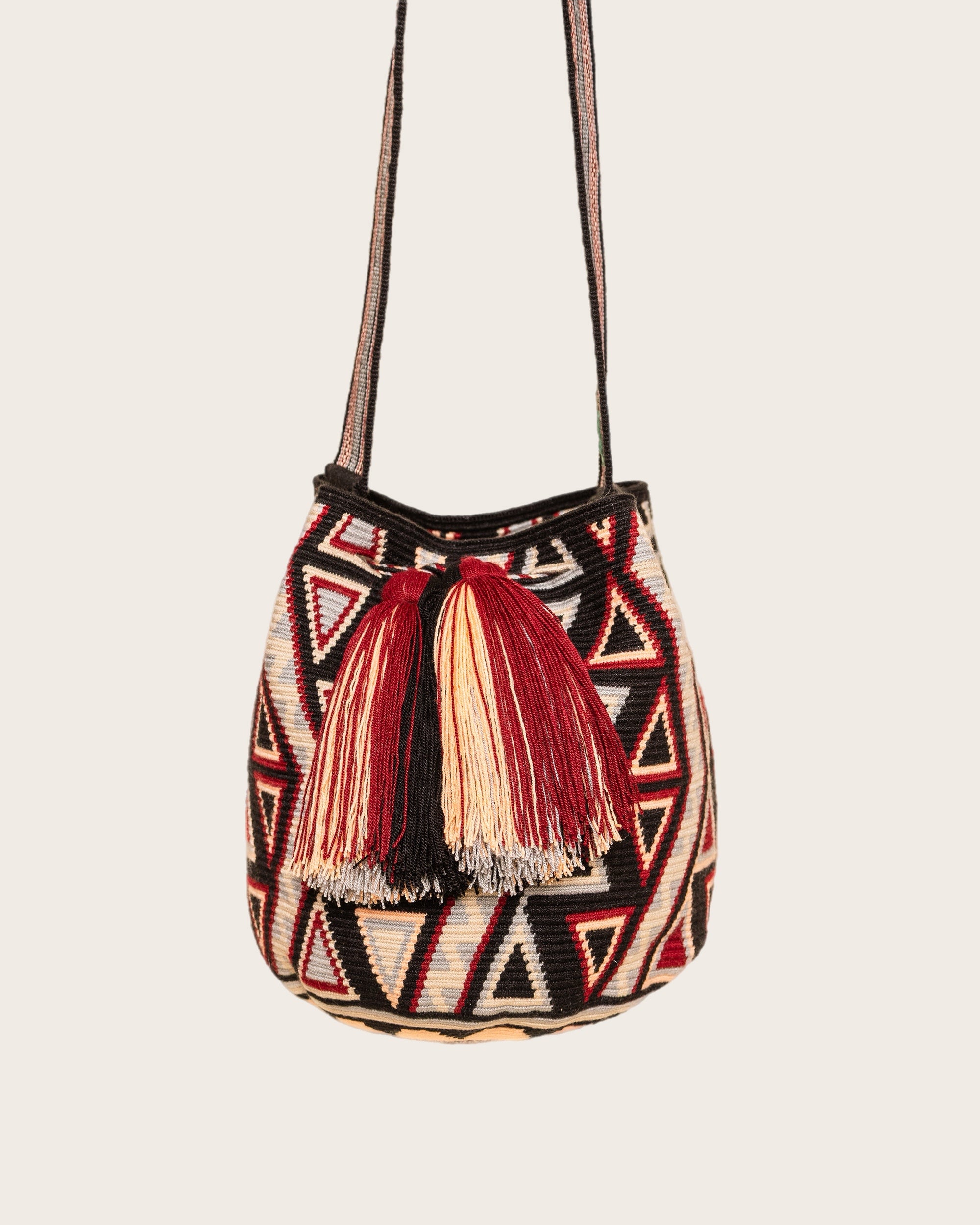Black Pink Bone Crossbody