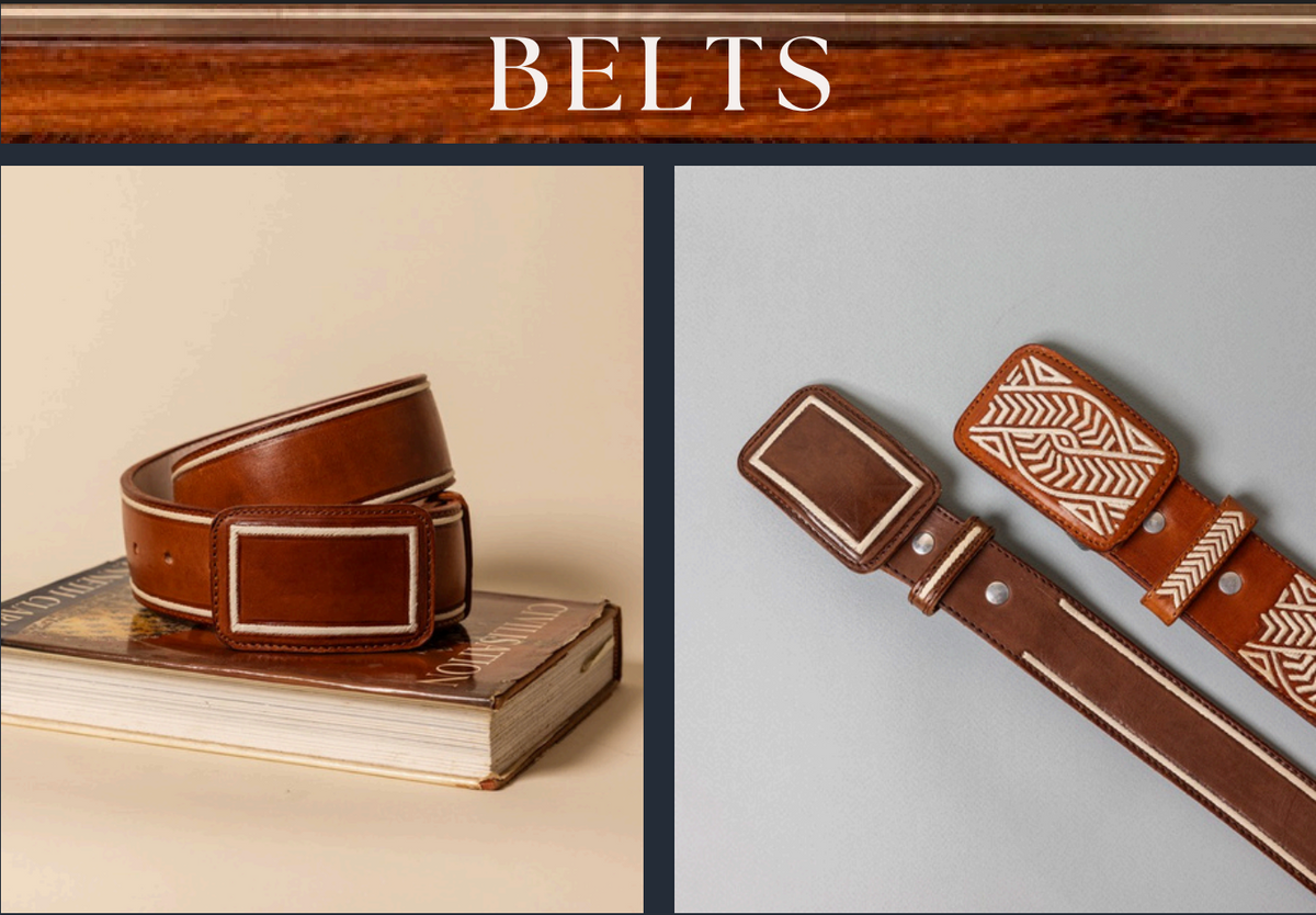 Mexican Rancher Belt, Simple 2"