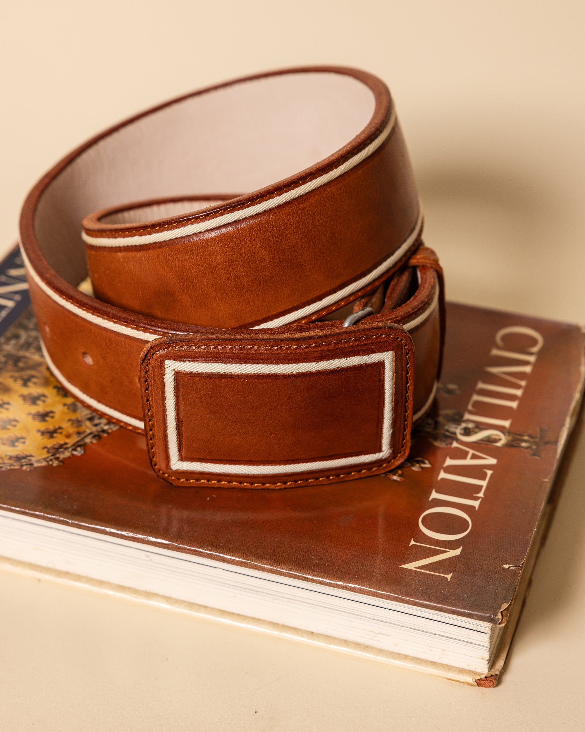 Mexican Rancher Belt, Simple 2 inches Wide