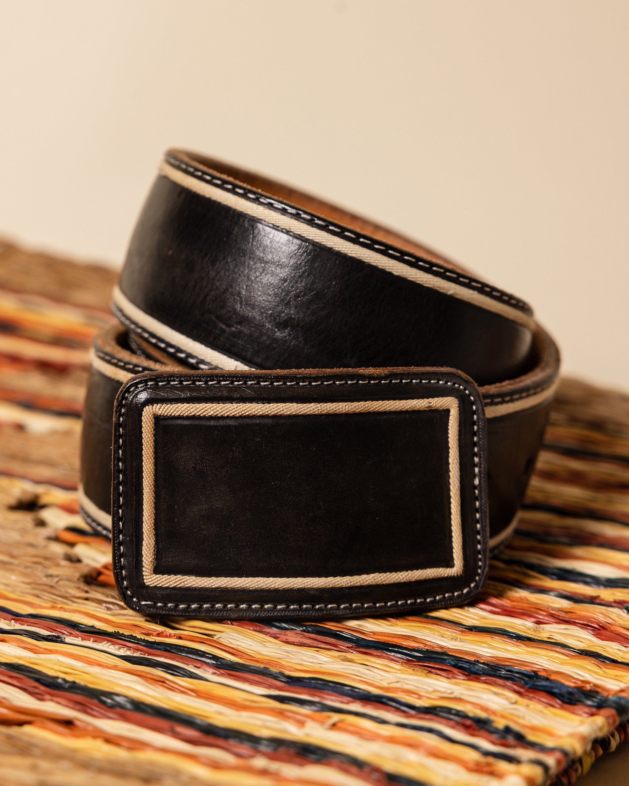 Mexican Rancher Belt, Simple 2 inches Wide