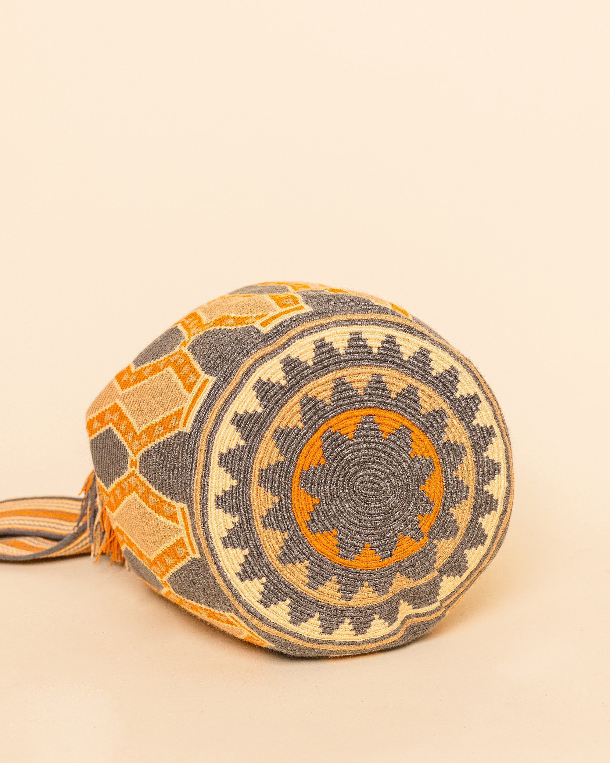 Gray Orange Taupe WAYUU Bag