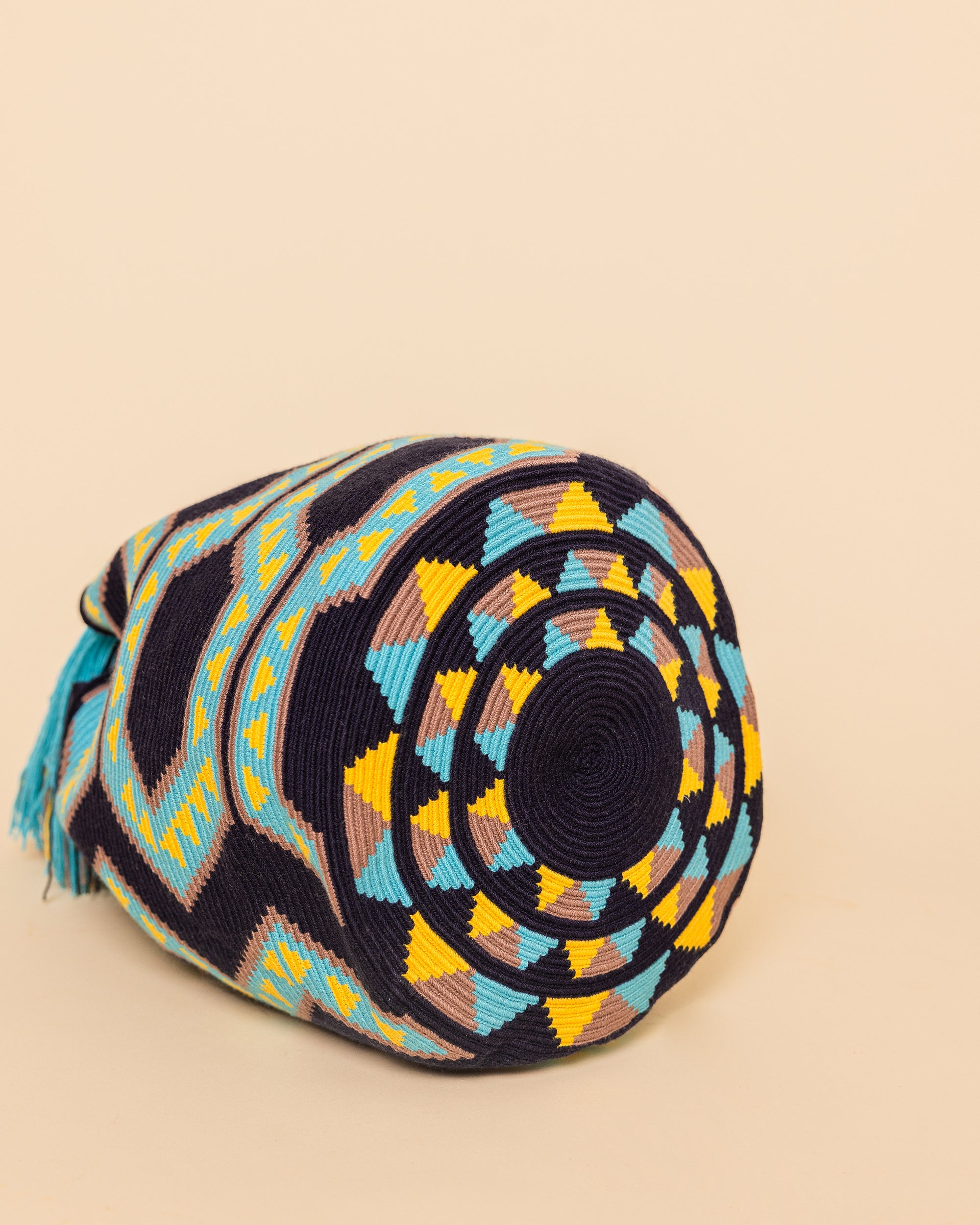 Navy Turquoise Yellow