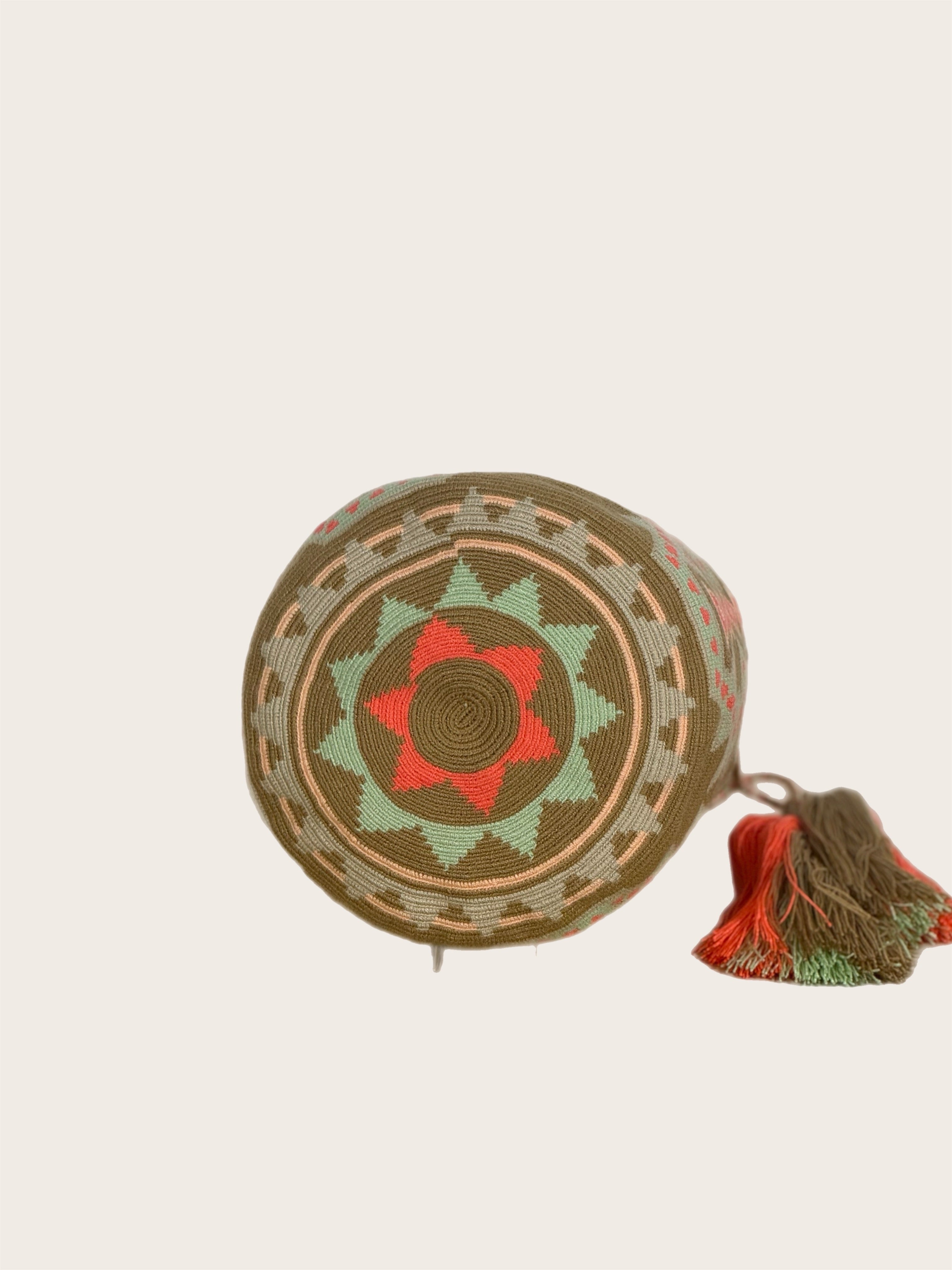 Taupe Pink Lime WAYUU Bag