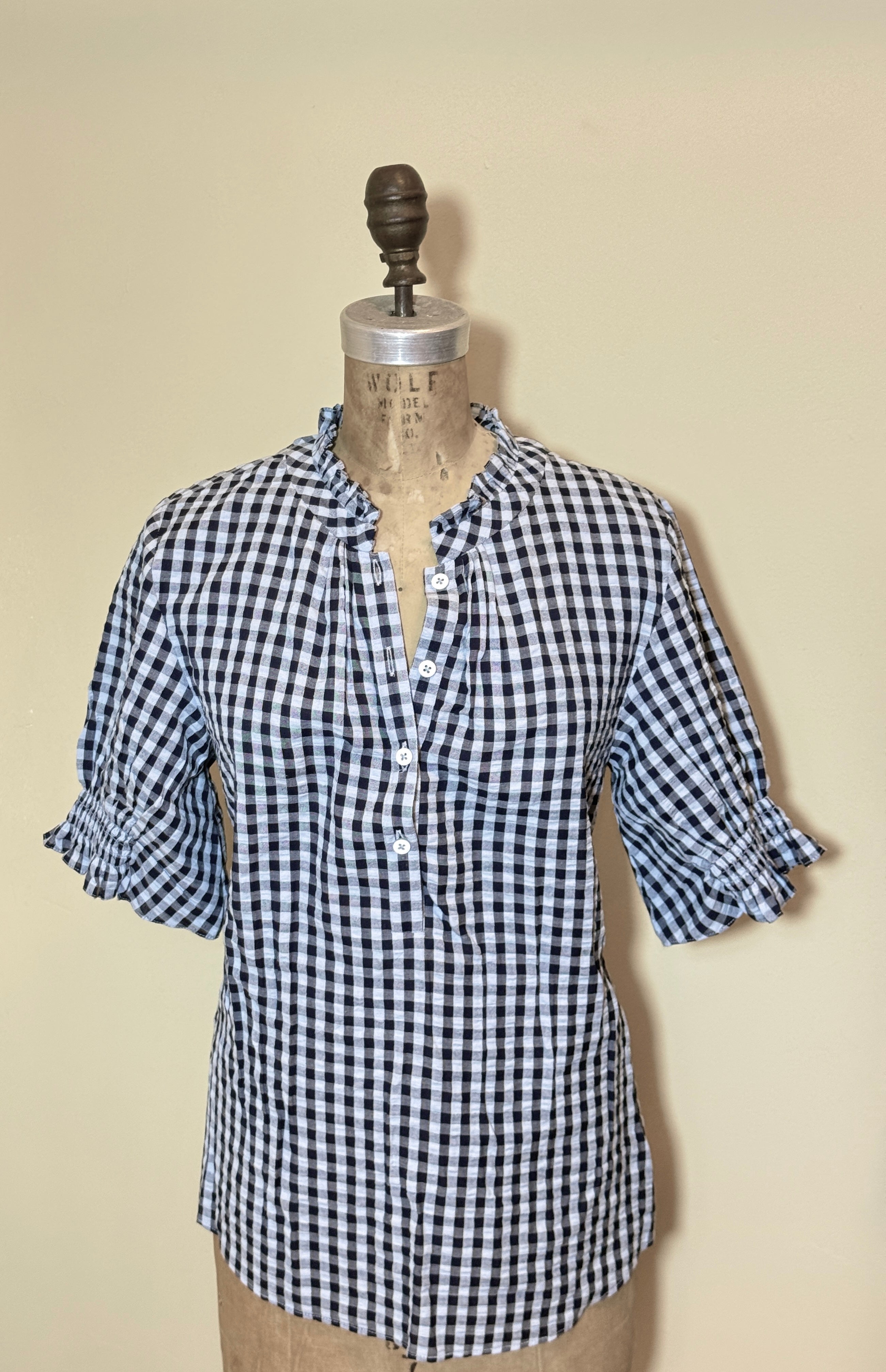 Rungolee x Polished Coconut Cotton Short Sleeved Blouse