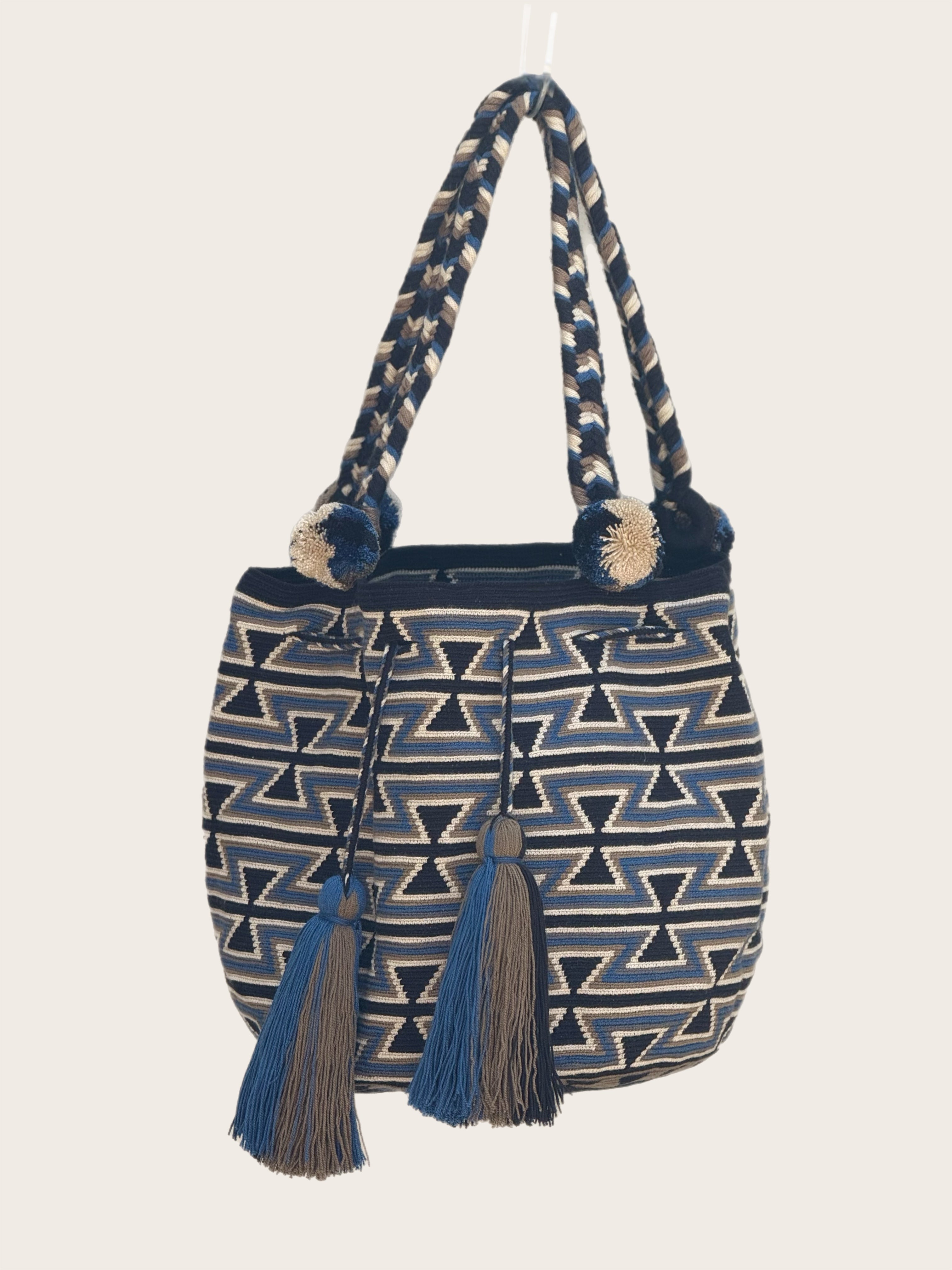 Navy Gray Taupe Especial WAYUU Bag