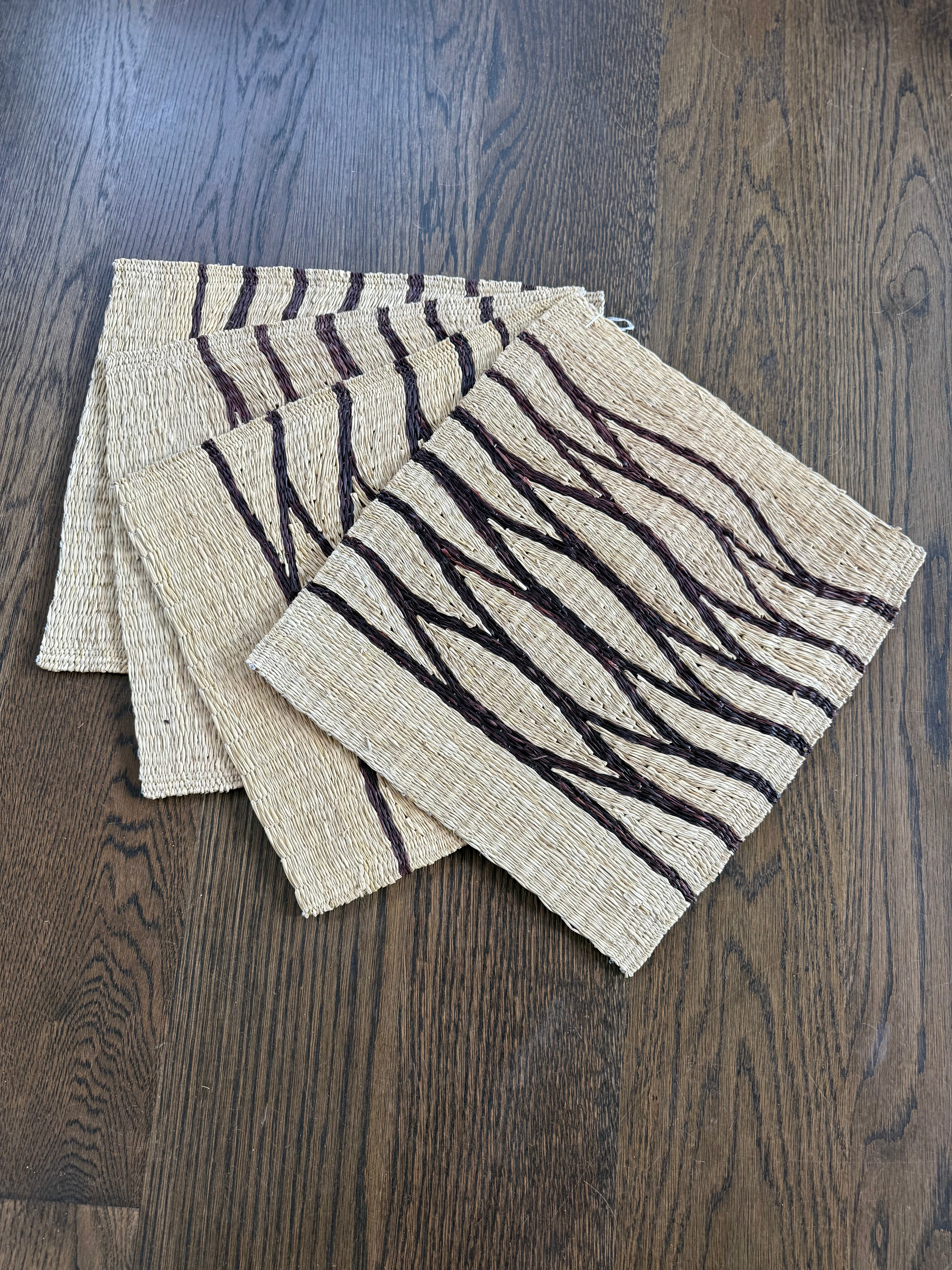 Brown and Straw Zenu Placemats