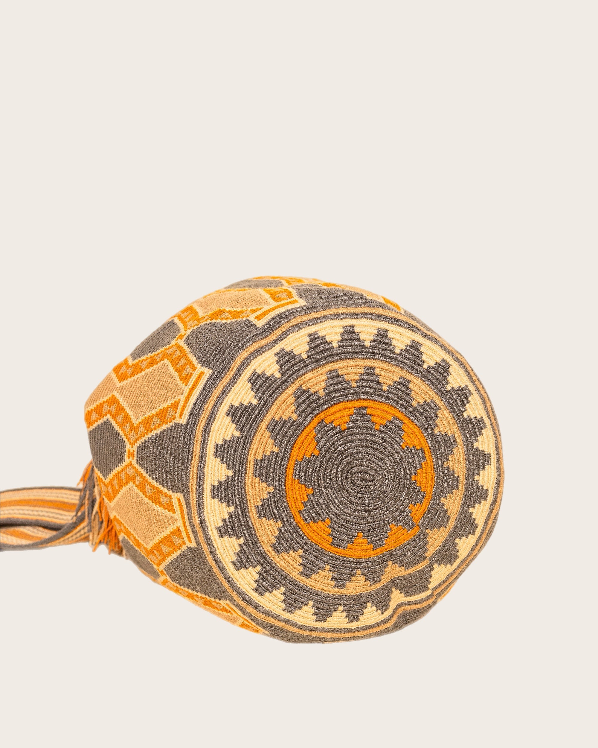 Gray Orange Taupe Crossbody